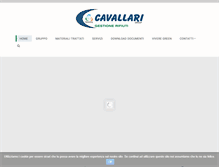 Tablet Screenshot of cavallarigroup.it